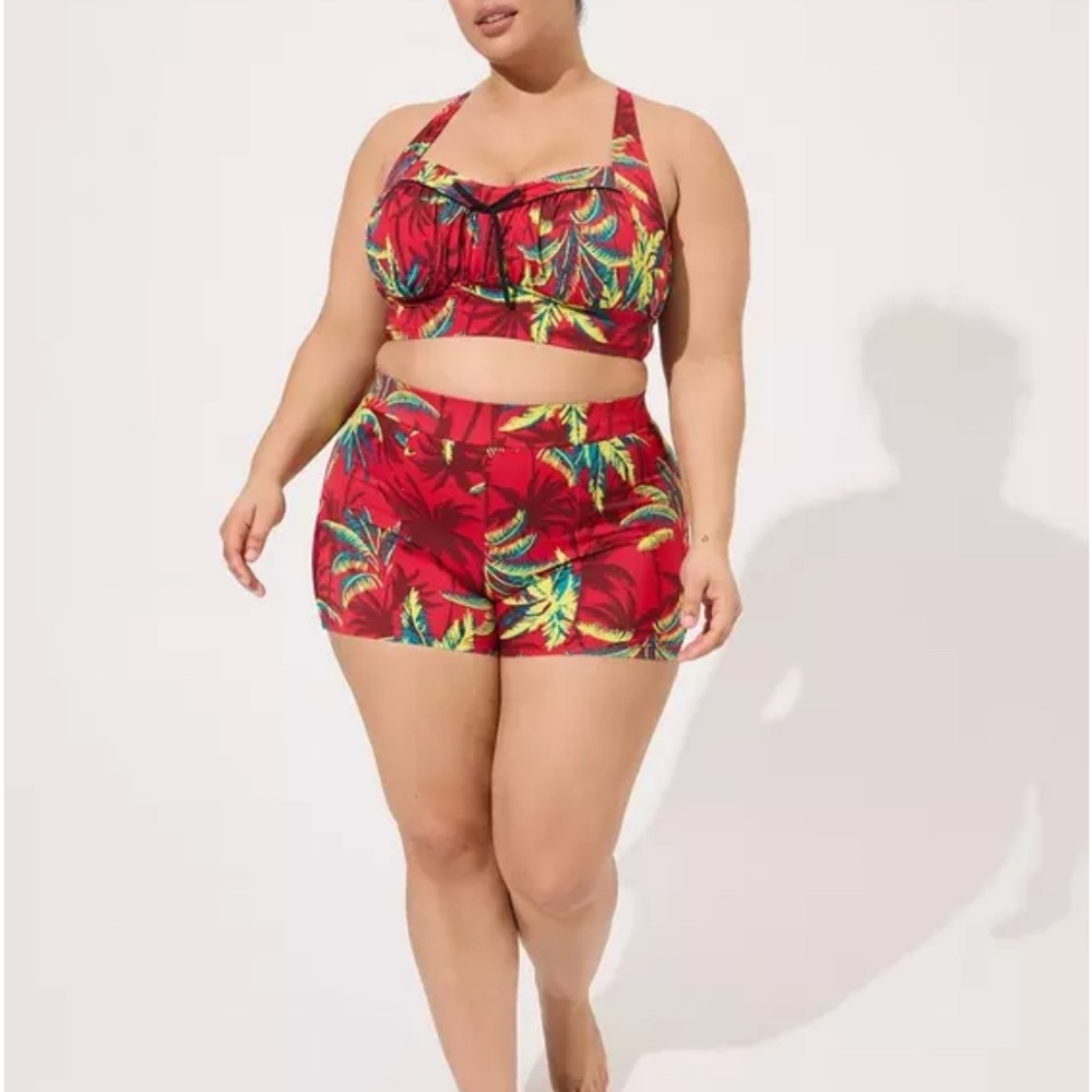 Retro Ultra High Rise 3.5 Inch Swim Short - Picture 3 of 5